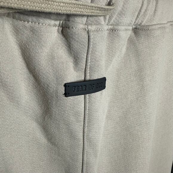 Fear of God Men's Beige Eternal Straight Leg Cotton Sweatpants Size XXL - Picture 4 of 16